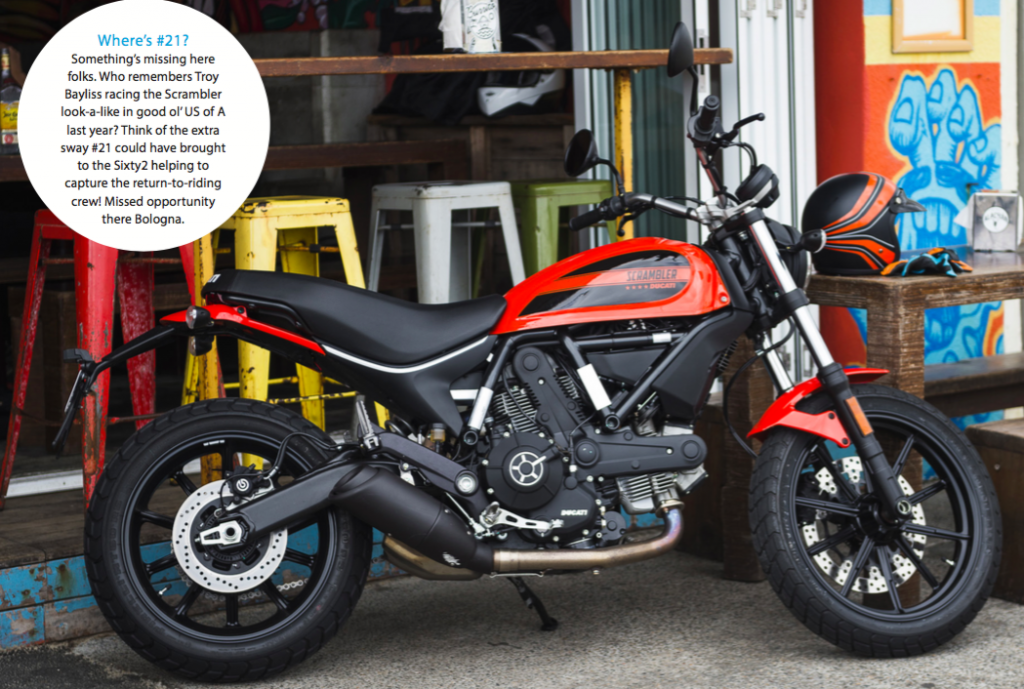 Ducati Scrambler Sixty2 Lams 400 Australian Motorcycle News