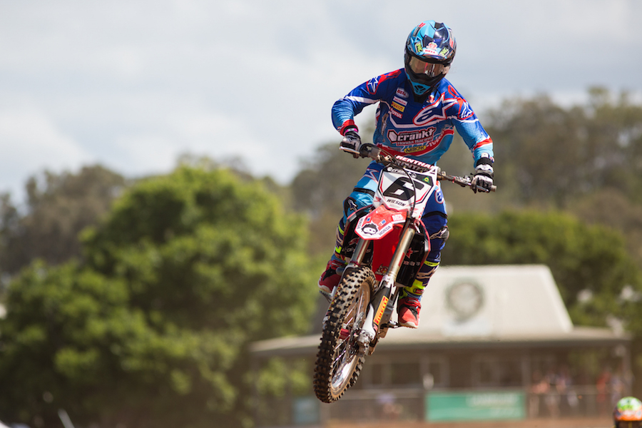 Crankt Protein Honda Racing Team's Jay Wilson will race solo at Wayville in South Australia for Round 3 of the 2016 Australian Supercross Championship.