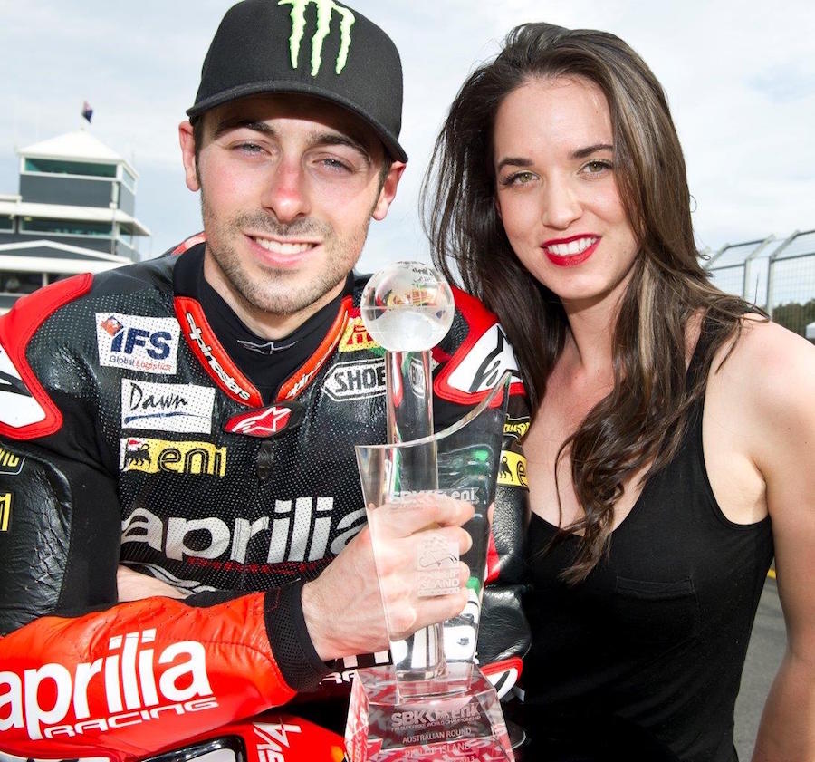 Laverty with wife Pippa