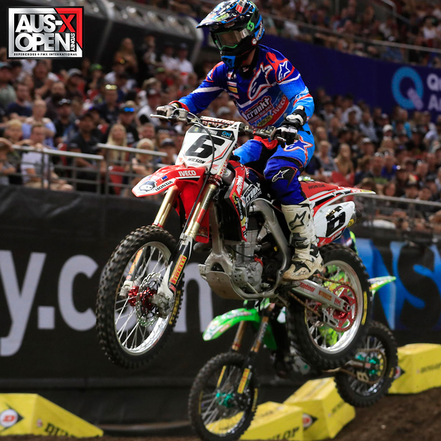 Crankt Protein Honda Racing Team's Chris Alldredge and Jay Wilson have wrapped up the final two rounds of the 2016 Australian Supercross Championship over the weekend in strong positions.