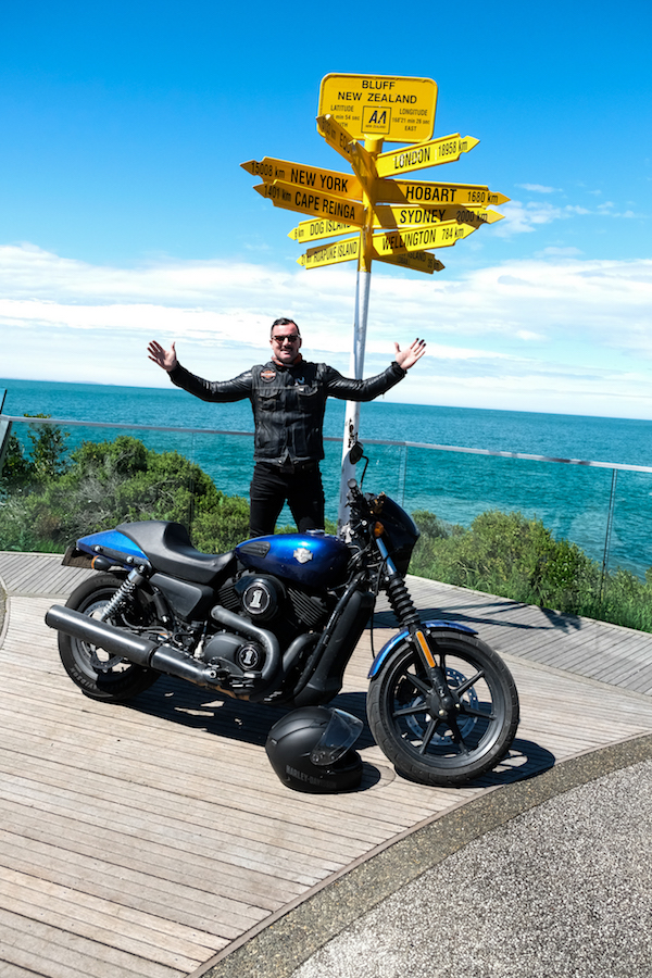 Harley-Davidson ambassadors Jay Reeve.