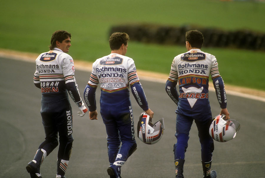 Doohan, Gardner and Lawson, Australian GP 1989