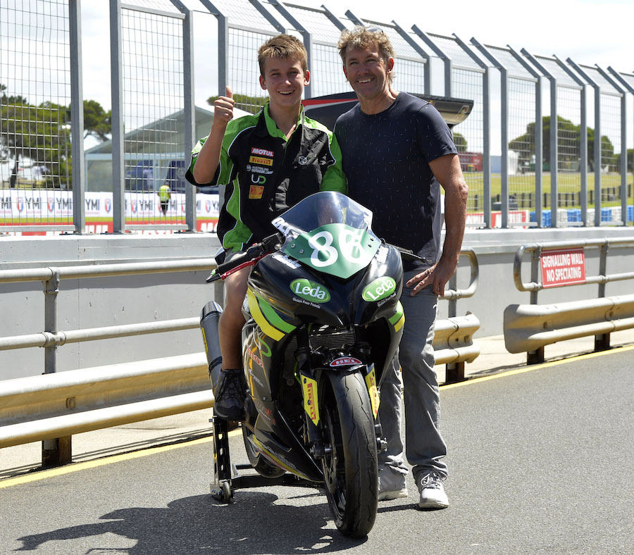 “It will be great to see Oli race at the Australian Motorcycle Grand Prix for the first time,” Troy said.