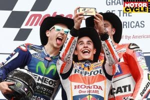 Lorenzo, Marquez, Iannone - Circuit of the Americas