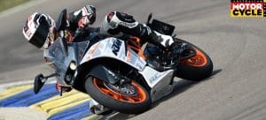 KTM RC390 for track