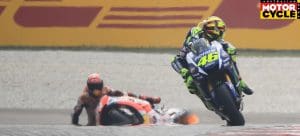 Rossi clashes with Marquez