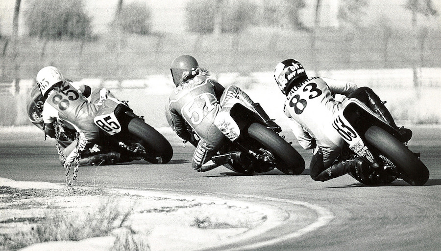 #phm.55851 Photo RANDY CLEEK 1976 Moto Motorcycle 