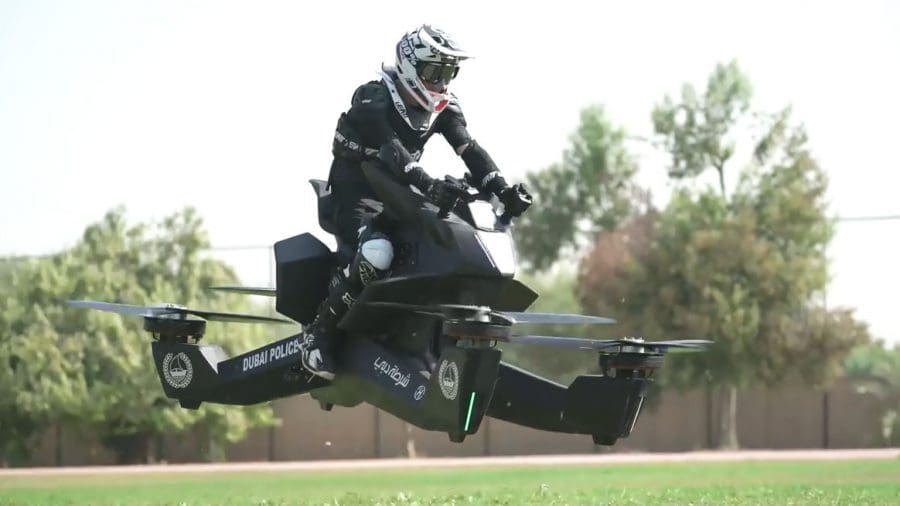 Police on flying bikes to patrol Dubai by 2020 - Australian Motorcycle News