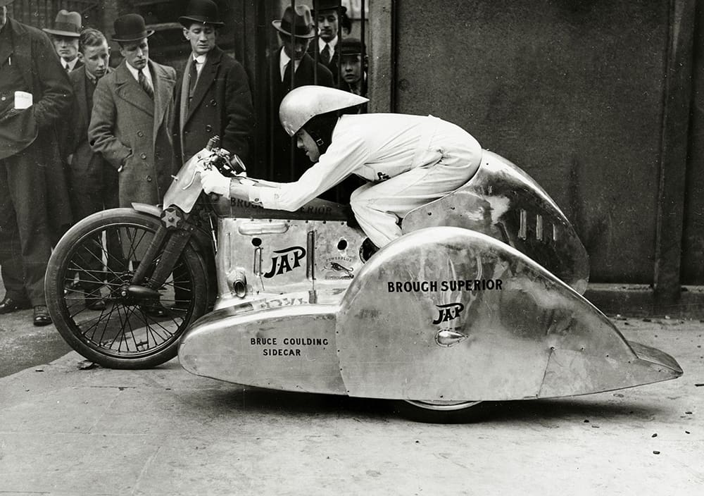 Sport Transport. Motorcycles. pic: 1932. The Brough Superior J.A.P