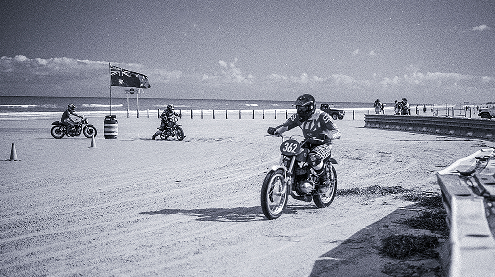 Motorcycle beach race