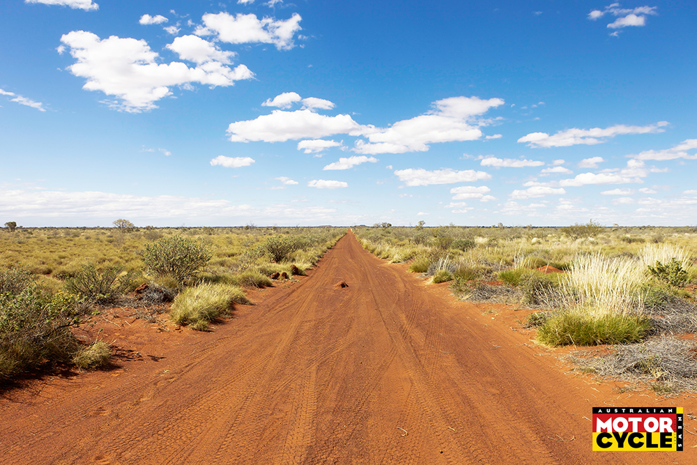 Section of the Gunbarrel Highway in Western Australia.