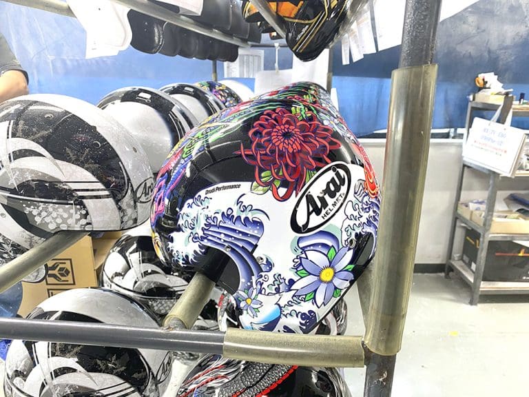Arai Made In Japan Helmet Sticker – 80x45mm Decal 121590 – Genuine Factory Badge